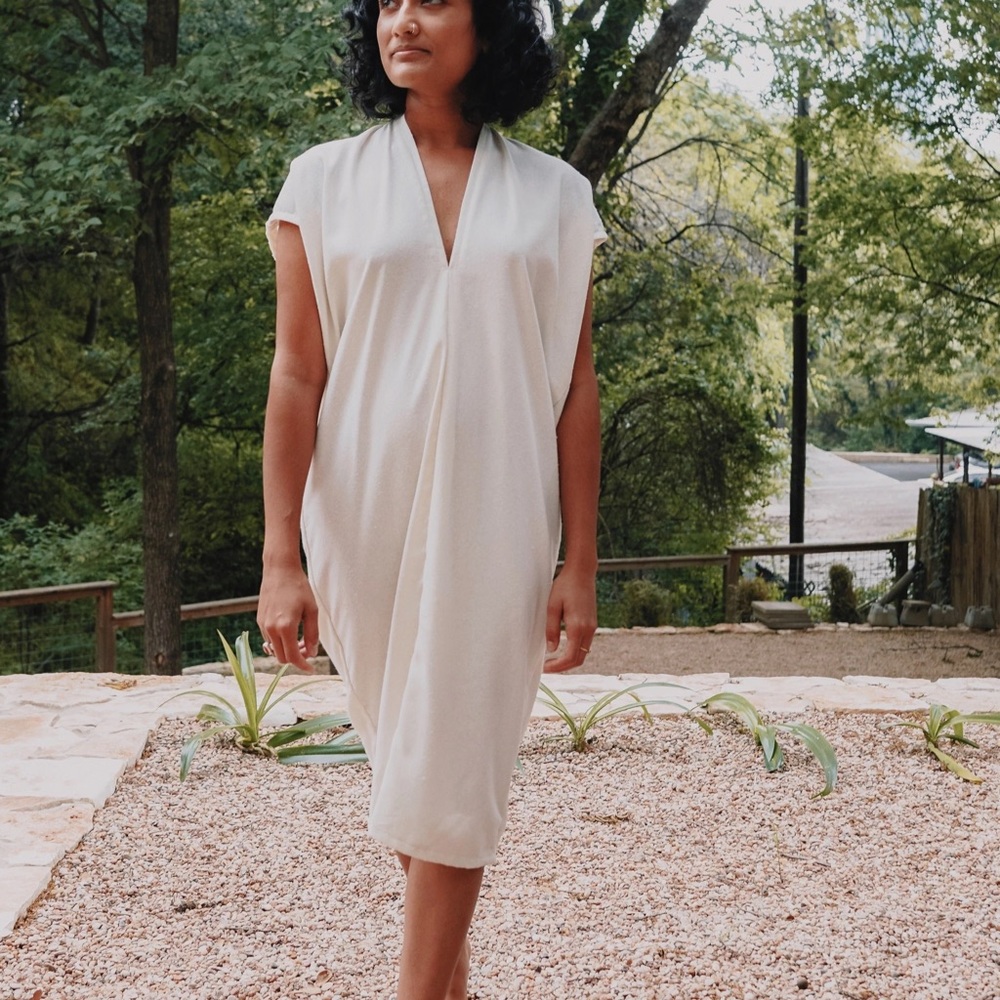 Miranda Bennett Studio - Blue Everyday Dress - Silk Charmeuse